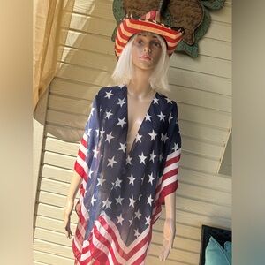 Steve Madden American print kimono